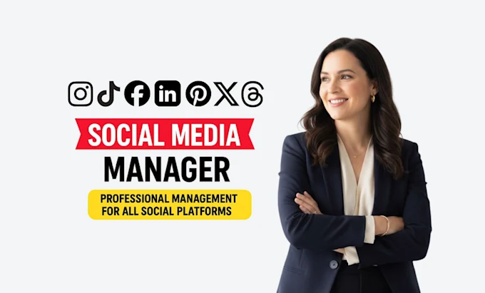 I will be your social media manager